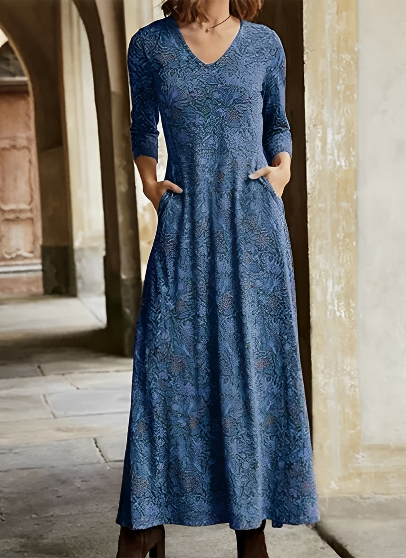 Sophie - Abito vintage a maniche lunghe per donne