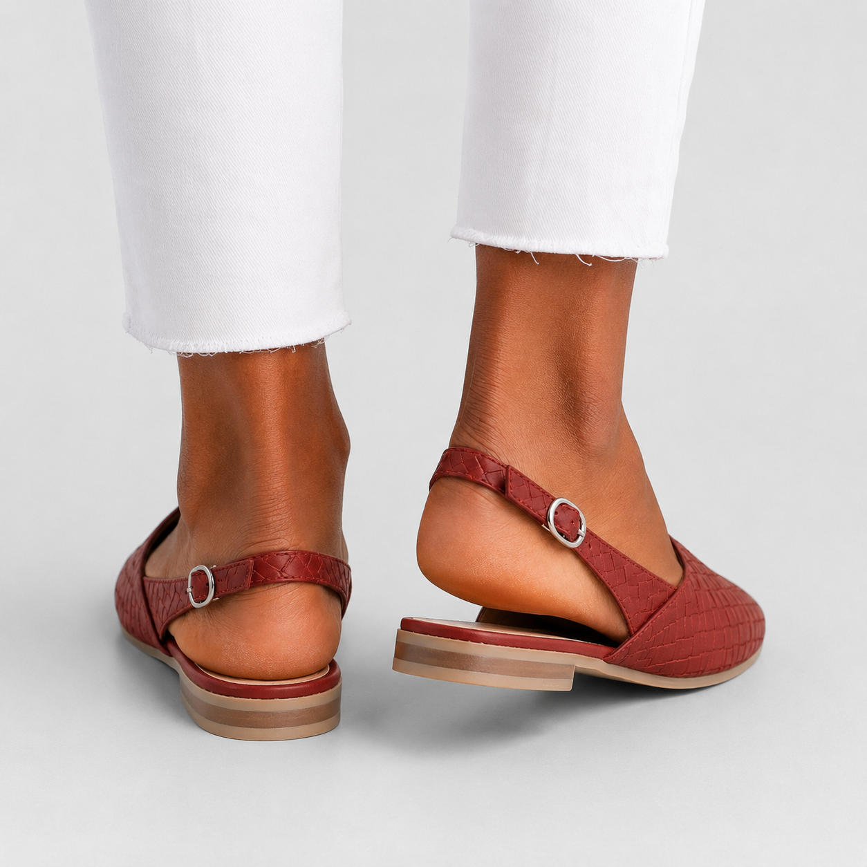 Simone | Mocassini slingback intrecciati