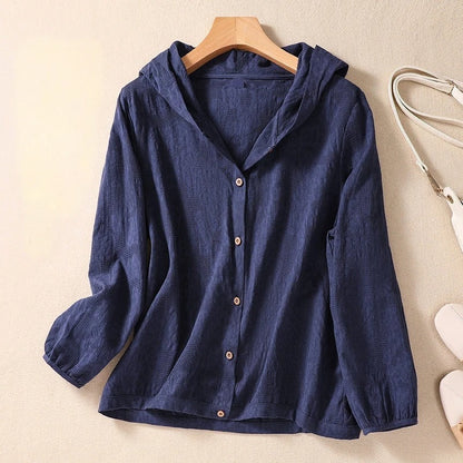 MIRI LINEN HOODIE
