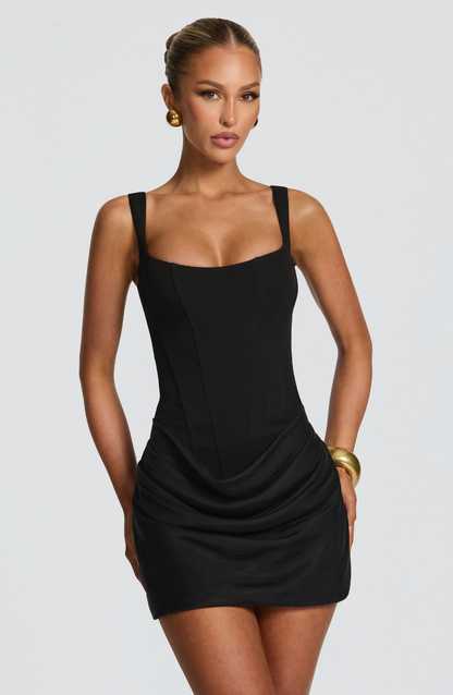Valeria™ | Mini Abito Sculpting con Corsetto e Drappeggio Morbido