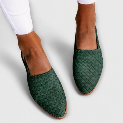 Simone | Mocassini slingback intrecciati