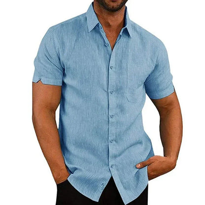 Cesare Camicia Corta Uomo