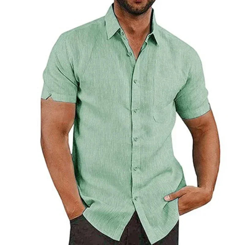 Cesare Camicia Corta Uomo