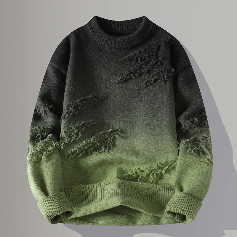 CORVIN DISTRESSED PULLOVER