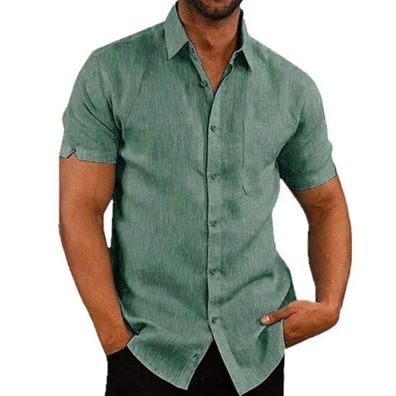 Cesare Camicia Corta Uomo