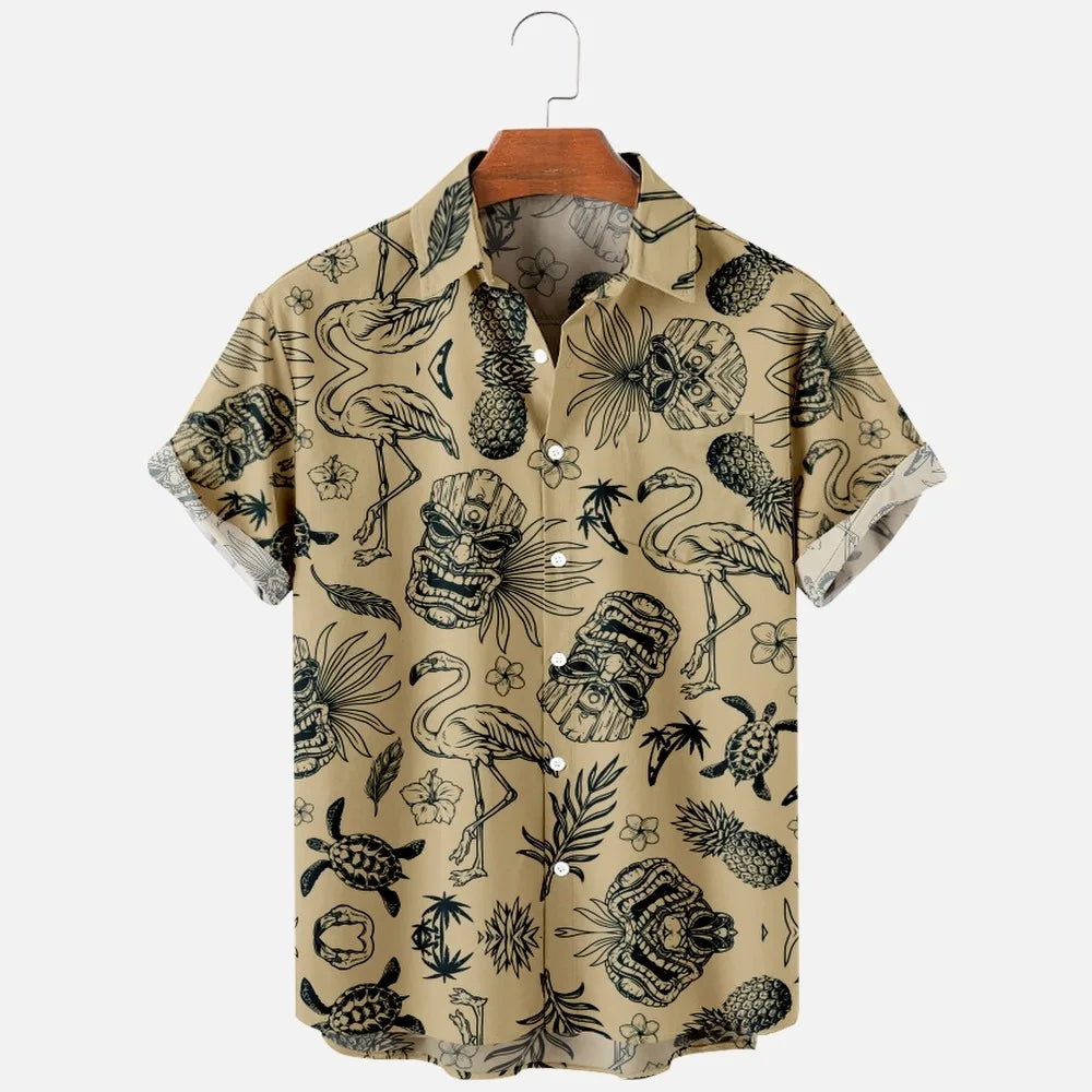 Teodoro Camicia Corta Uomo