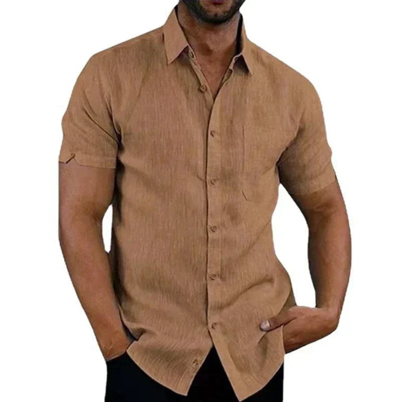 Cesare Camicia Corta Uomo