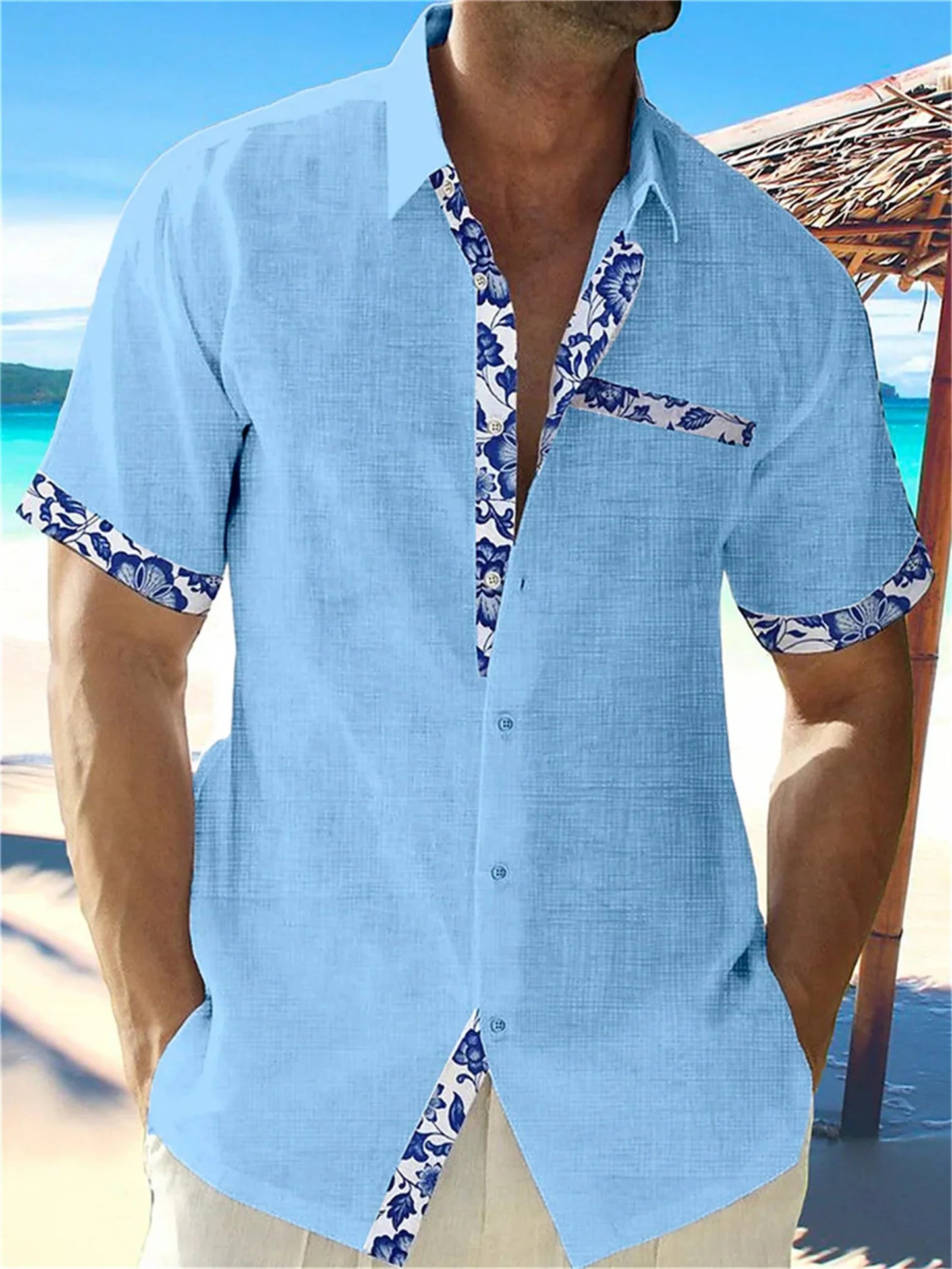 Lorenzo Camicia Corta Uomo