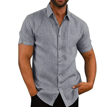 Cesare Camicia Corta Uomo