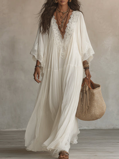 Adelaida | Abito lungo in chiffon