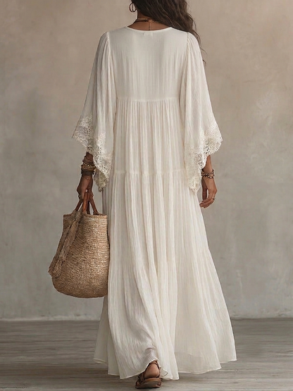 Adelaida | Abito lungo in chiffon