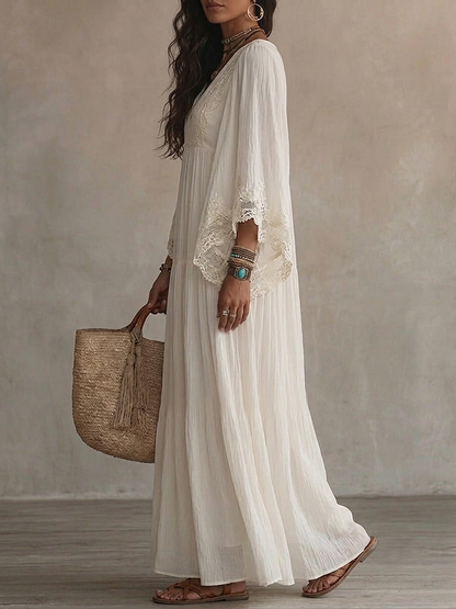 Adelaida | Abito lungo in chiffon