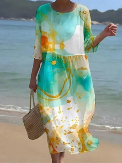 Miranda - Elegante Abito Floreale